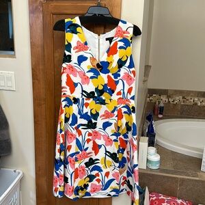 JCrew multicolored floral dress